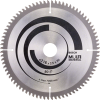 Bosch Multi Material Circular Saw Blade 216mm: Cut Wood, Metal, Plastic! 216 x 2.5 x 30mm