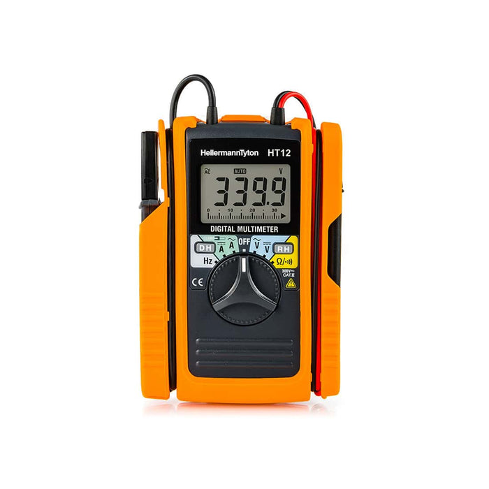 HellermannTyton : Multimeter Digital Integrated w/ AC/DC 60A Clamp Meter - (HT12)