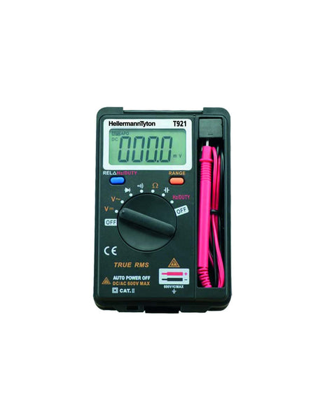 HellermannTyton : Multimeter Pocket TRMS 600V  - (T921)