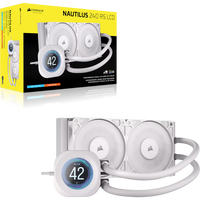 NAUTILUS 240 RS LCD Liquid CPU Cooler – 2.1'''' IPS LCD Screen – RS120 Fans – 240 mm Radiator – LGA 1851/1700;
AMD® AM5/AM4 --CW-9061032-WW