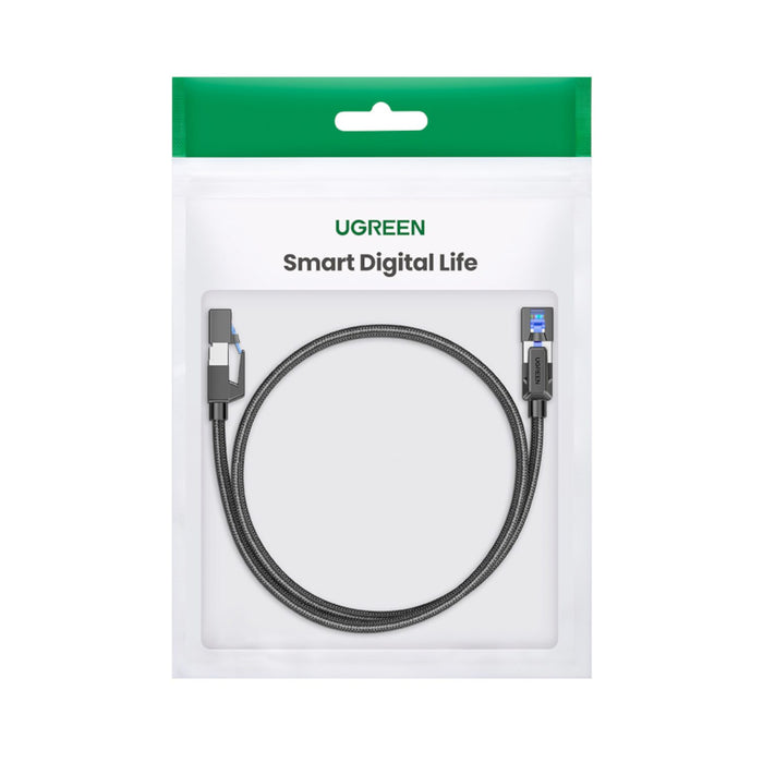 UGREEN Cat8 Nylon Braided Ethernet Cable - 40Gbps with Modular Plugs - 5m