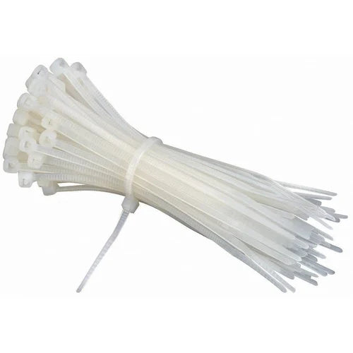 NYLON CABLE TIES 8.8MM X 610MM WHITE 50PC