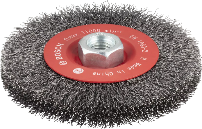 Bosch Brush - Wire wheel 115 mm, 0,3 mm, M14 angle grinder -  2608622100