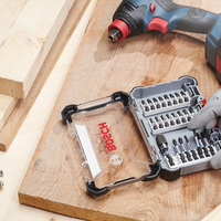 Bosch Impact Control PZ2 Screwdriver Bits Set (8 pc). Durable Power Tool Accessories for Impact Drivers. High-Performance, Long-Lasting.