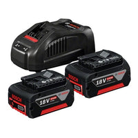 Bosch StarterKit 18V 5.0Ah Professional Charger & 2 Batteries - 1600A00B8J