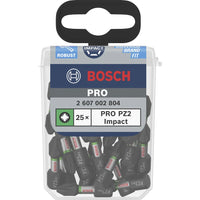 Bosch - Screwdriver Bit Impact T25 25mm 25pc - 2607002806