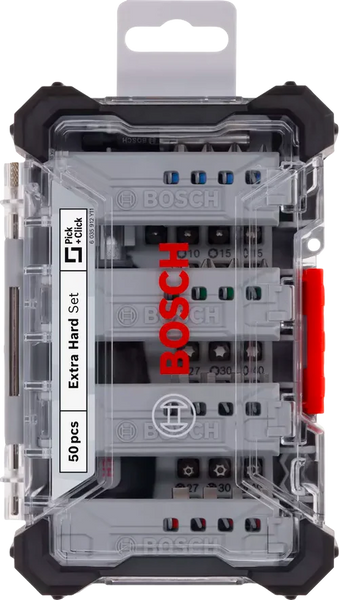 Bosch Extra Hard 50-piece screwdriver bit set 2607012080