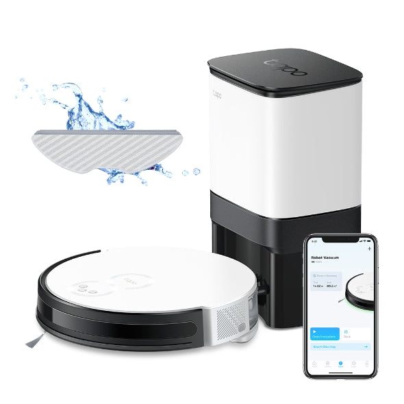 Robot Vacuum & Mop + Smart Auto-Empty Dock
