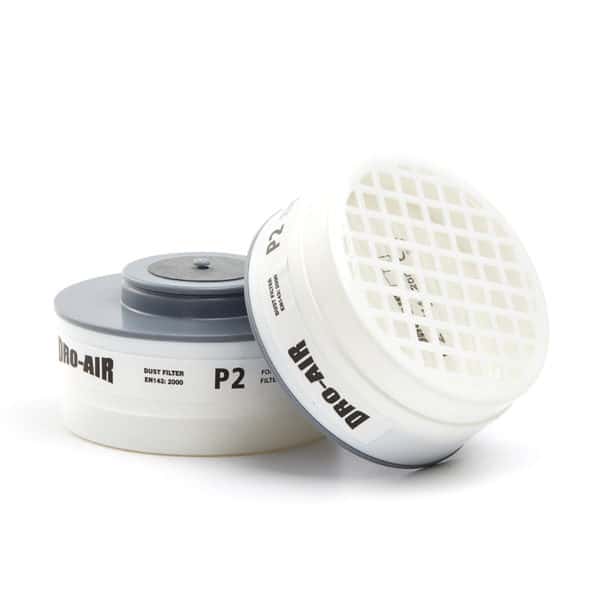 DROMEX FACE MASK SINGLE FILTER DUST P2 [2]  DHCS-P2