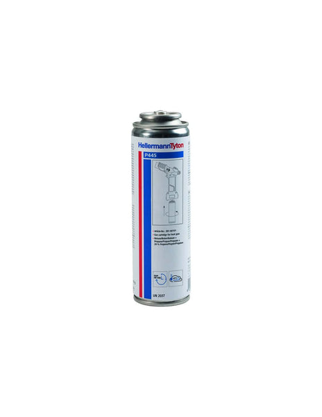 HellermannTyton P445 Gas Cartridge for Heat Gun - High-Quality Butane/Propane Mix, UN2037 Compliant