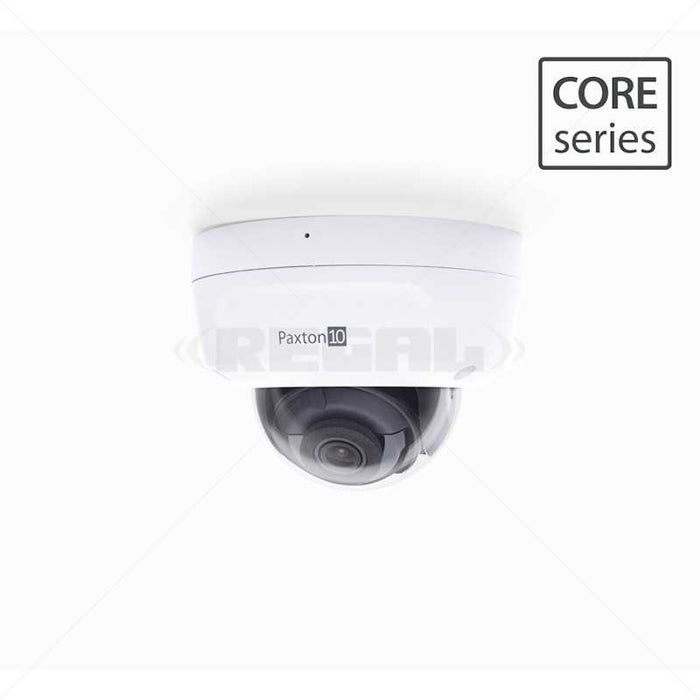 Paxton10 Core Mini Dome Security Camera: 4MP, 2.8mm Lens, 64GB SD Card - Surveillance for Business and Home