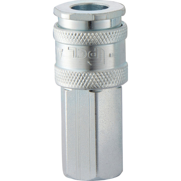 PCL AC71CF/S XF Female Thread Coupling RP1/4 - Air Hose Connector, Pneumatic Fitting, Quick Release Coupler