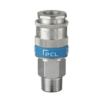 PCL AC71JF Air Line Fitting - XF Coupling RP1/2 Female - Quick Connect Pneumatic Connector