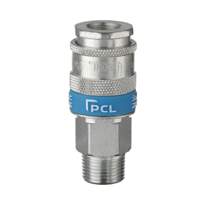 PCL AC71JF Air Line Fitting - XF Coupling RP1/2 Female - Quick Connect Pneumatic Connector