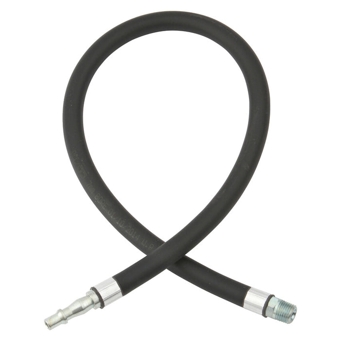 CROMWELL HA2109 Whip Hose 0.6M 10MM w/ Standard Adapter & R3/8 Male Connector - High-Pressure Air Hose, Pneumatic Tool Hose