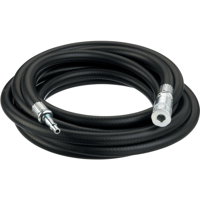 CROMWELL HA2134 Air Tool Hose - 10m Vertex/Std M-I/Dair Tool Hose, Black Rubber Compressed Air Line, Quick Connect Fitting