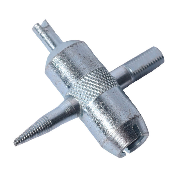 CROMWELL 4-in-1 Tire Valve Tool - Versatile Automotive Repair Tool for Tire Valve Cores, Installation and Removal