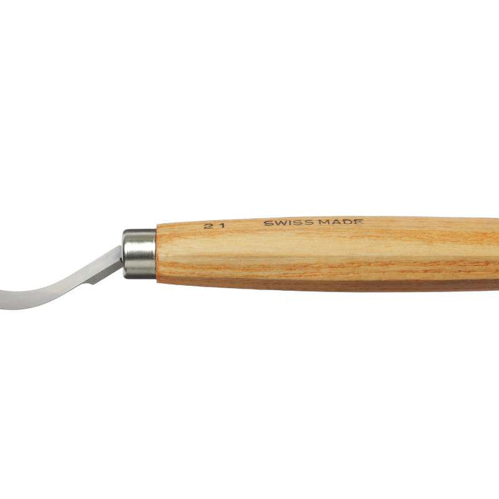 Spoon Knife - Left Bevel - Wood Carving Tool - Swiss Made Carving Knife for Spoons & Bowls - Woodworking Project