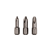 Metabo : 3 Phillips Bits Ph 1/ 2 / 3 Torsion - 628537000