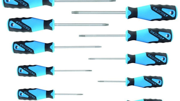 Gedore  3C-Screwdriver set 10 pcs TORX T7-T40 1482335 (Series 2163 TX-010)