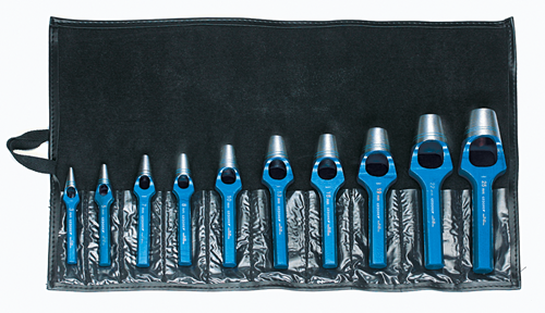 Gedore Set of arc punches, 10 pieces, 3-25 mm- 1549502