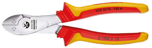 Gedore VDE Side cutter with VDE insulating sleeves- 1550993