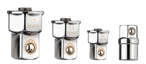 Gedore Adapter set sq. x hex. f.ring span. 4pcs - 3300061