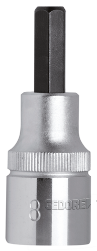 Gedore Screwdriver bit socket 1|2 size19mm l.55mm - 3300369
