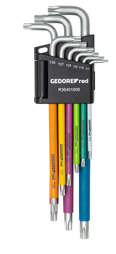 Gedore Offset screwdr. set TX T10-50 9pcs with- 3301333