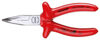 Gedore VDE Needle nose pliers with VDE dipped insulation- 6721730
