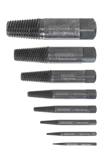 Gedore, 8551 Bolt Extractor Set , 6759890