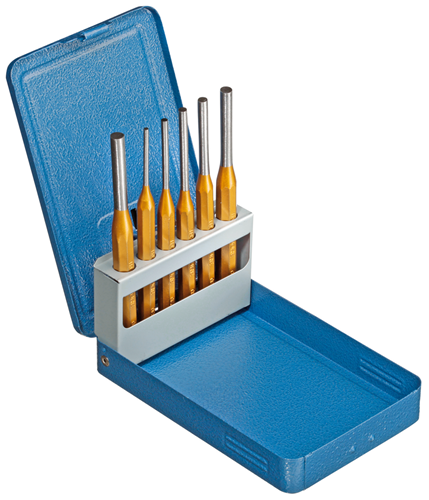 Gedore Pin punch set 6 pcs in metal case = 8758050