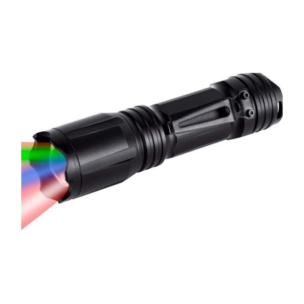 Zartek ZA-852 BLACK Rechargeable LED Mini Flashlight 2200 Lumen