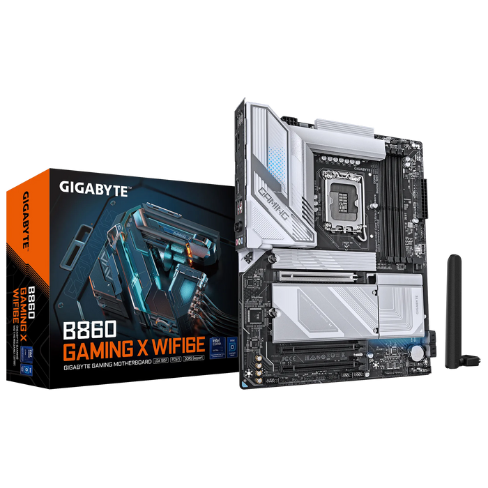 GIGABYTE Intel® B860 Chipset for LGA 1851; 4x DDR5; 3x M2; HDMI/DP/USB4.0 ; ATX. Gigabyte