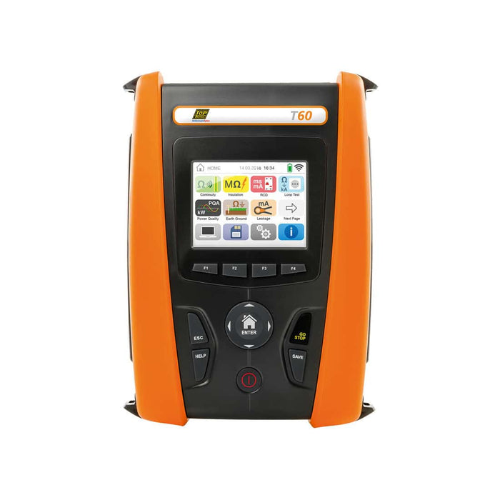 HellermannTyton T60 Power Analyser: 3-Phase & Compliance Tester. Portable electrical safety and power quality analysis tool.