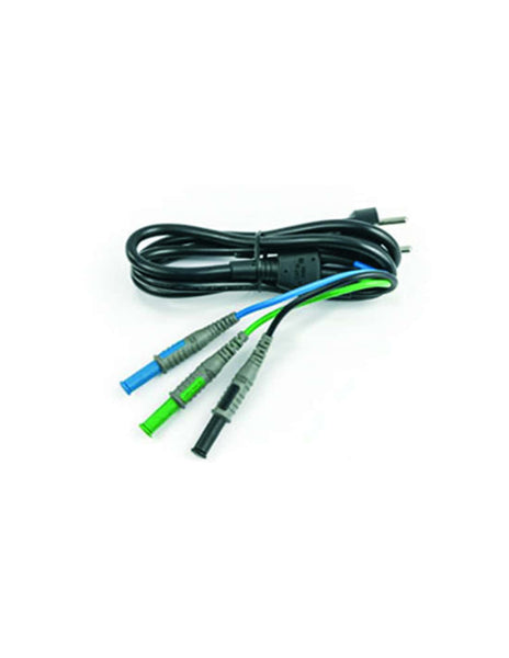 HELLERMANNTYTON Power Cable - 3 Banana Shuko - Black, Green, Blue - Buy Now!