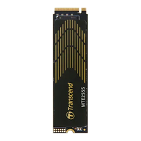 TRANSCEND 1TB MTE255S PCI-E GEN 4X4 M.2 NVMe 2280 SSD 3D NAND -7400 MB/s Read 5200 MB/s Write- Graphen Heat Spreader -600TBW