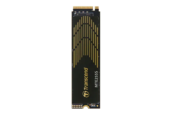 TRANSCEND 1TB MTE255S PCI-E GEN 4X4 M.2 NVMe 2280 SSD 3D NAND -7400 MB/s Read 5200 MB/s Write- Graphen Heat Spreader -600TBW