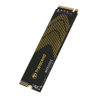 TRANSCEND 1TB MTE255S PCI-E GEN 4X4 M.2 NVMe 2280 SSD 3D NAND -7400 MB/s Read 5200 MB/s Write- Graphen Heat Spreader -600TBW
