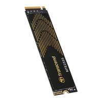 TRANSCEND 1TB MTE255S PCI-E GEN 4X4 M.2 NVMe 2280 SSD 3D NAND -7400 MB/s Read 5200 MB/s Write- Graphen Heat Spreader -600TBW