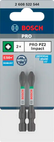 Bosch - PRO POZIDRIV IMPACT BIT  PZ2  55 MM 2pcs - 2608522544