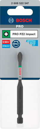 Bosch - Screwdriver bit PRO PZ2 Impact - 2608522547