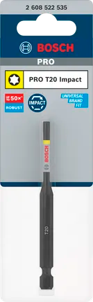 Bosch - Screwdriver bit PRO T20 Impact - 2608522535