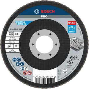 Bosch - Flap Disc BfM 115mm G40 1x - 2608607322