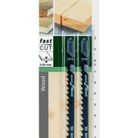 Bosch T144D Jigsaw Blades for Wood - Wood Cutting, Speed Cut, HCS, Compatible Brands