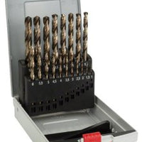 Bosch HSS-Co Metal Drill Bit Set 1-10mm, 19pc ProBox - Professional DIN 338 Cobalt Drill Bits