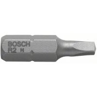 Bosch R2 Screwdriver Bit - Extra Hard 25mm - 3 Piece Set. Durable Flat Head Drill Bit for Screwdrivers.