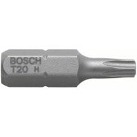 Bosch T20 Torx Bit - Extra Hard Screwdriver Bit 25mm - High Quality Impact Driver Bit