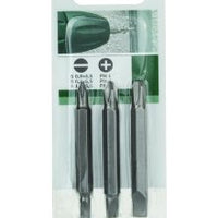 Bosch: Sets  - 3pc Double ended  S0,6x4,5-PH1, S0,8x5,5-PH2, S1,2x6,5-PH3, 60 mm -  SKU: 2609255959
