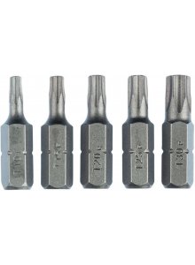 Bosch Sets - 5pc Torx screw set T10,15,20,25,30 x 25 mm long -  2609255970